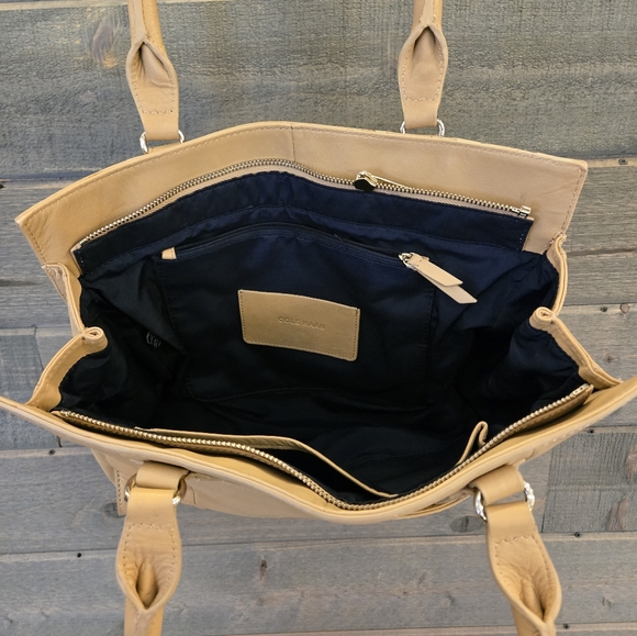 Cole Haan Leather Tan Tote - Picture 6 of 9
